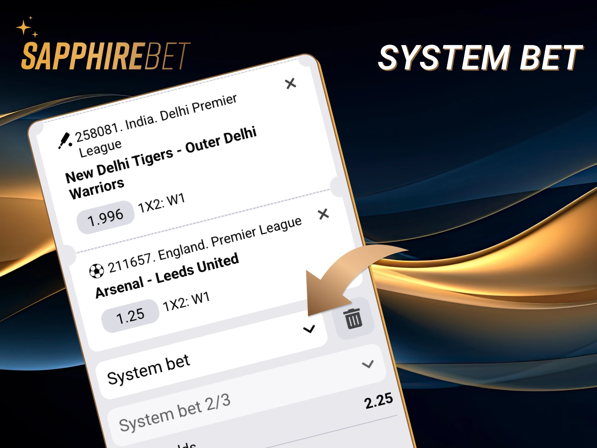 Plce a combination of bets to win more.